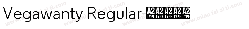 Vegawanty Regular字体转换